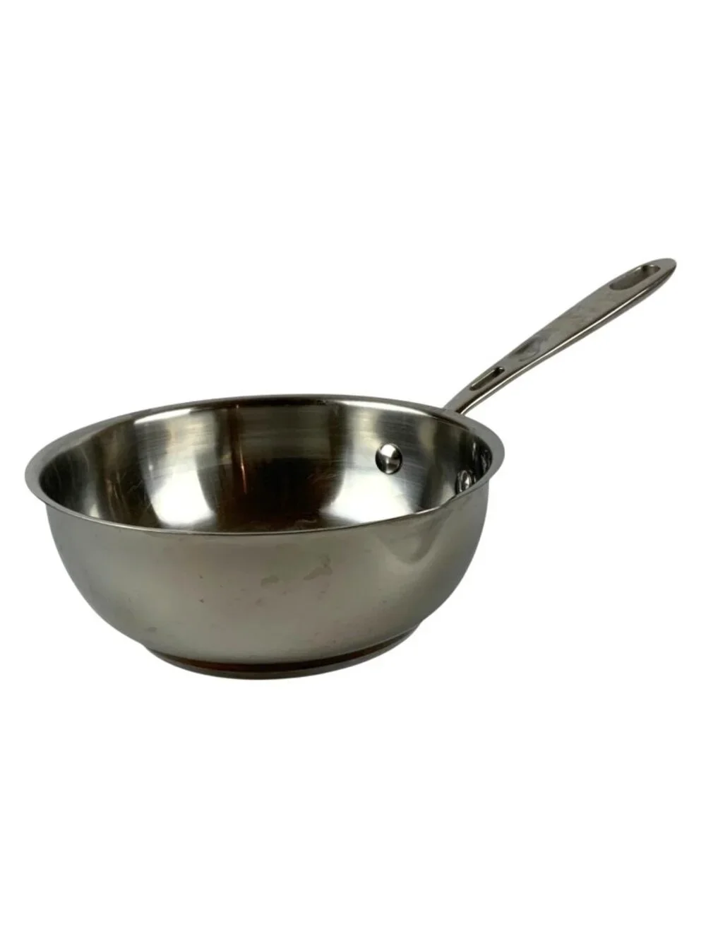 Emeril Stainless Steel 1-Quart Saucepan Copper Core Pour Spout Handle NO LID